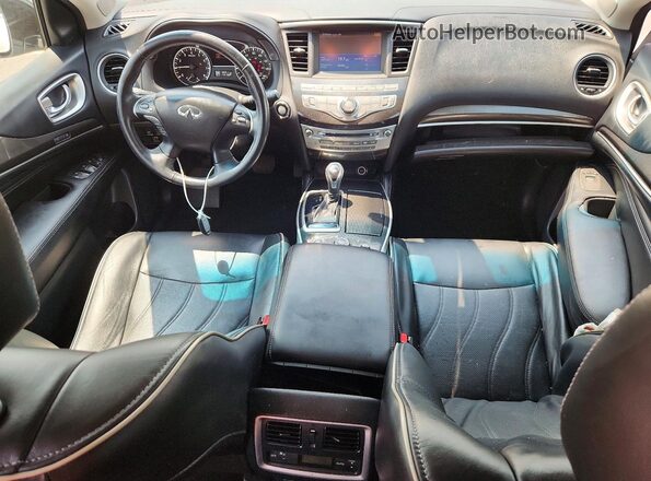 5N1AL0MM9GC523935 2016 INFINITI QX60 White წინა პანელის ხედი