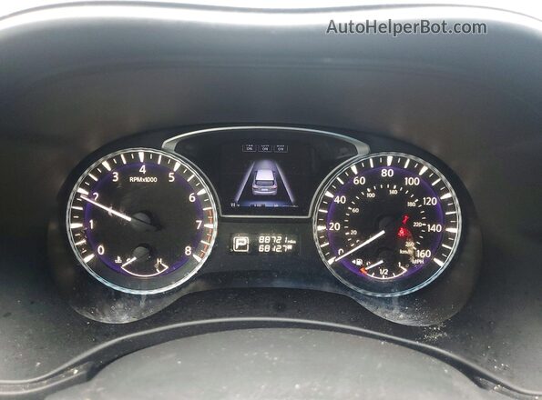 5N1AL0MM9GC524938 2016 INFINITI QX60 Blue Սարքավորումների վահանակի տեսք