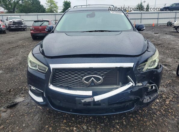 5N1AL0MM9GC524938 2016 INFINITI QX60 Blue Դիմացի տեսք