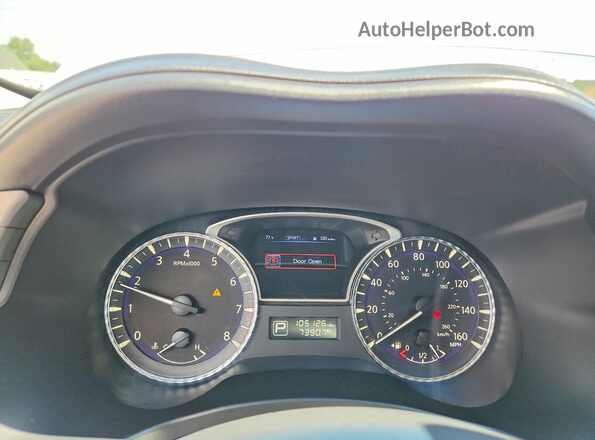 5N1AL0MM9GC529623 2016 INFINITI QX60 White Սարքավորումների վահանակի տեսք