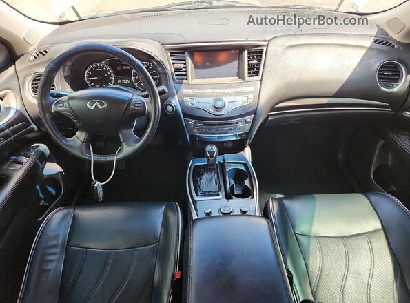 5N1AL0MM9GC529623 2016 INFINITI QX60 White Առջևի վահանակի տեսք