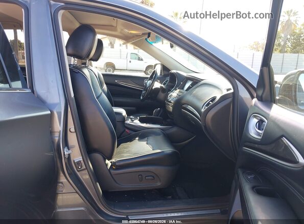 5N1AL0MMXGC501927 2016 INFINITI QX60 Gray წინა სალონის ხედი
