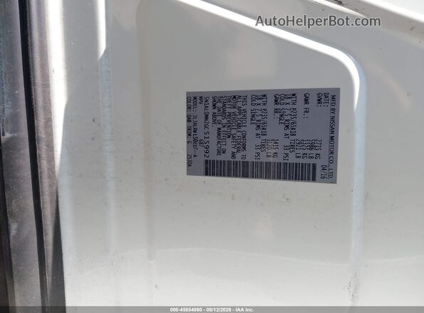 5N1AL0MN2GC515992 2016 INFINITI QX60 White Շարժիչի բաժամունքի տեսք