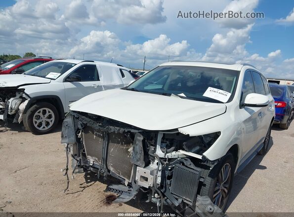 5N1AL0MN2GC515992 2016 INFINITI QX60 White Առջևի ձախ երեք քառորդ տեսարան