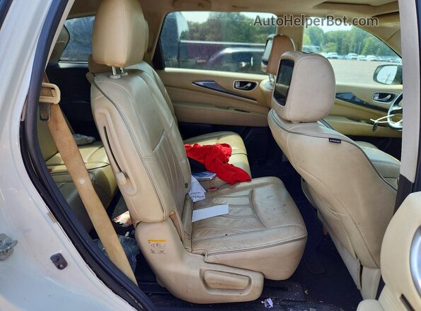 5N1AL0MN2GC531660 2016 INFINITI QX60 White Հետևի նստատեղերի տեսք