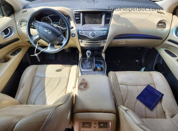 5N1AL0MN2GC531660 2016 INFINITI QX60 White Առջևի վահանակի տեսք