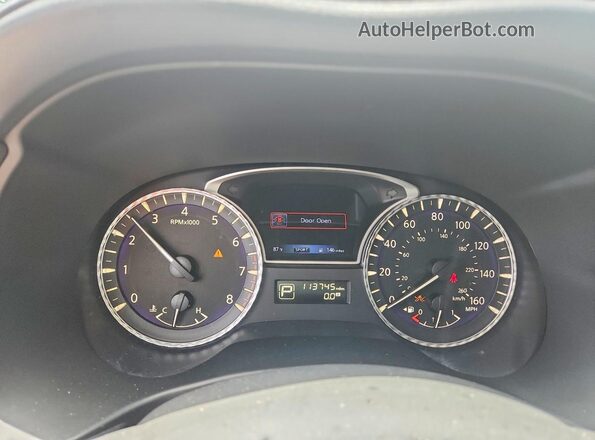 5N1AL0MN4GC517002 2016 INFINITI QX60 White Widok zestawu wskaźników
