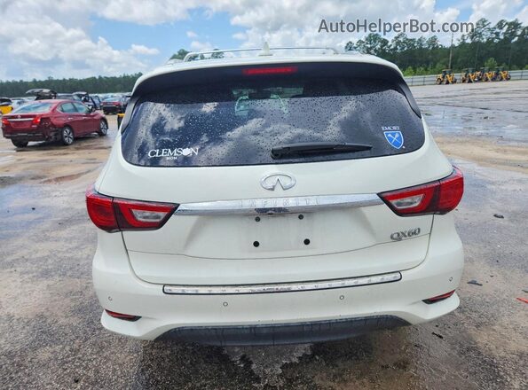 5N1AL0MN4GC517002 2016 INFINITI QX60 White Widok z tyłu