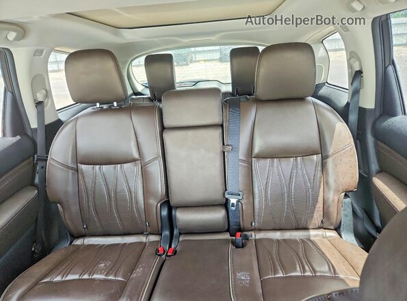 5N1AL0MN4GC517002 2016 INFINITI QX60 White Widok tylnych siedzeń