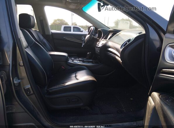 5N1AL0MN7GC504633 2016 INFINITI QX60 Gray Vista interior delantera