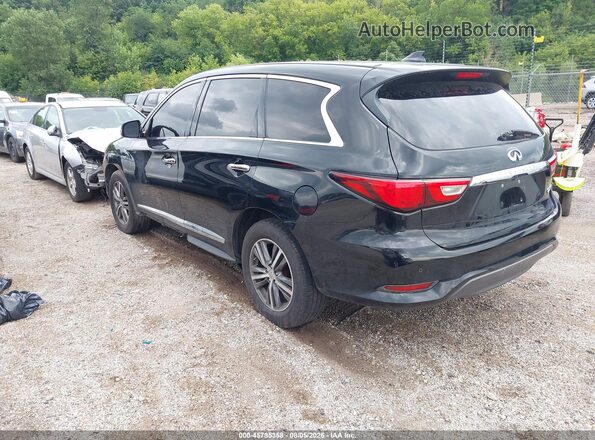 5N1AL0MN9GC511650 2016 INFINITI QX60 Black Հետևի ձախ