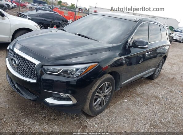5N1AL0MN9GC511650 2016 INFINITI QX60 Black Առջևի ձախ երեք քառորդ տեսարան