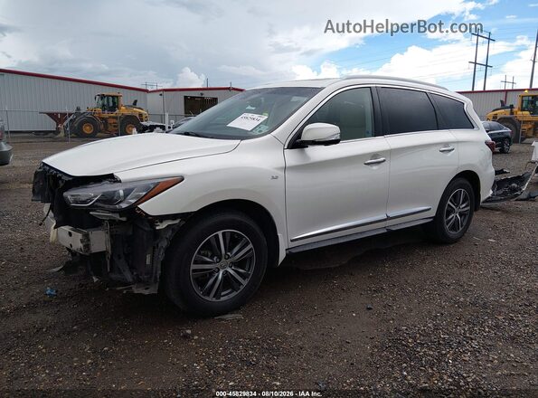 5N1AL0MNXGC527095 2016 INFINITI QX60 White Առջևի ձախ երեք քառորդ տեսարան