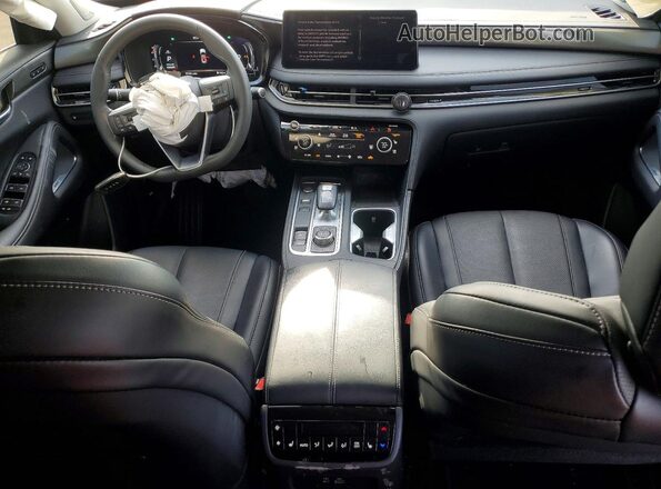 5N1AL1FR3SC339176 2025 INFINITI QX60 Blue Dashboard view