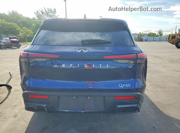 5N1AL1FR3SC339176 2025 INFINITI QX60 Blue Rear view