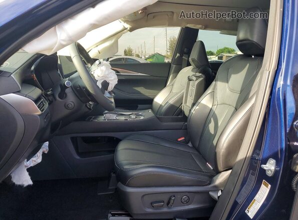 5N1AL1FR3SC339176 2025 INFINITI QX60 Blue Front interior view
