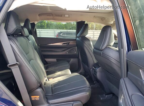 5N1AL1FR3SC339176 2025 INFINITI QX60 Blue Rear interior view
