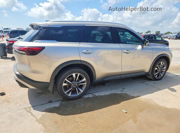 5N1AL1FR8SC350058 2025 INFINITI QX60 Beige უკანა მარჯვენა
