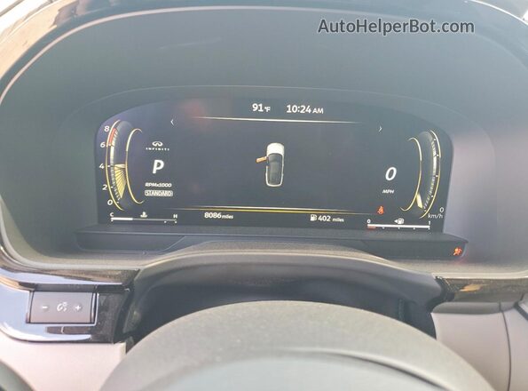 5N1AL1FRXTC354081 2026 INFINITI QX60 Black Widok zestawu wskaźników