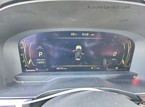 5N1AL1FS2TC332322 2026 INFINITI QX60 Black Vista del cuadro de instrumentos