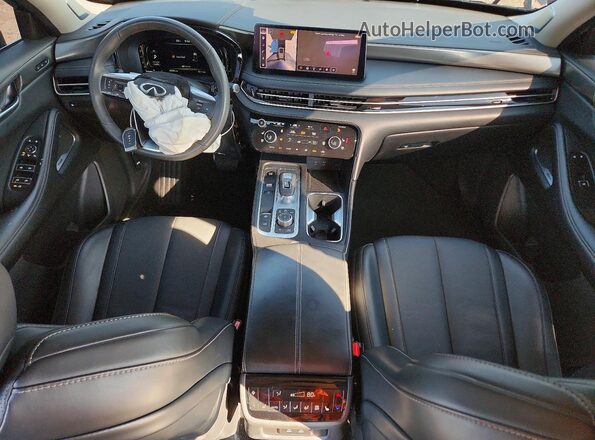 5N1AL1FS2TC332322 2026 INFINITI QX60 Black Vista del salpicadero