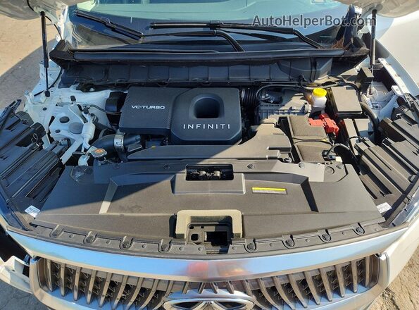 5N1AL1FS8TC335094 2026 INFINITI QX60 White Vista del compartimento del motor