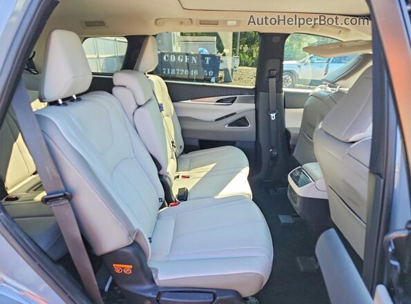 5N1AL1FS8TC348153 2026 INFINITI QX60 Gray უკანა სალონის ხედი