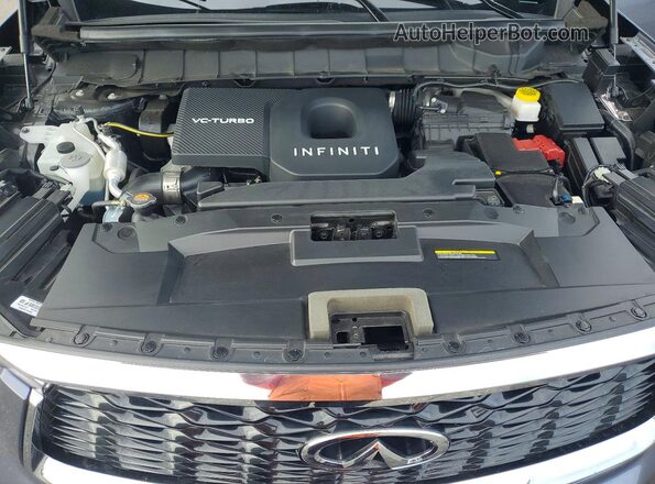 5N1AL1GS4SC350222 2025 INFINITI QX60 Серый Вид задней части салона