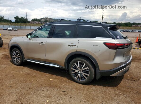 5N1AL1HU5SC330156 2025 INFINITI QX60 Желто-коричневый Задняя левая четверть