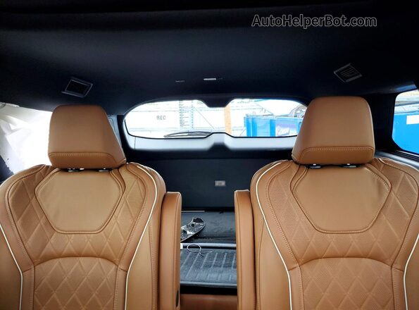 5N1AL1HU5SC330156 2025 INFINITI QX60 Желто-коричневый Вид задних сидений