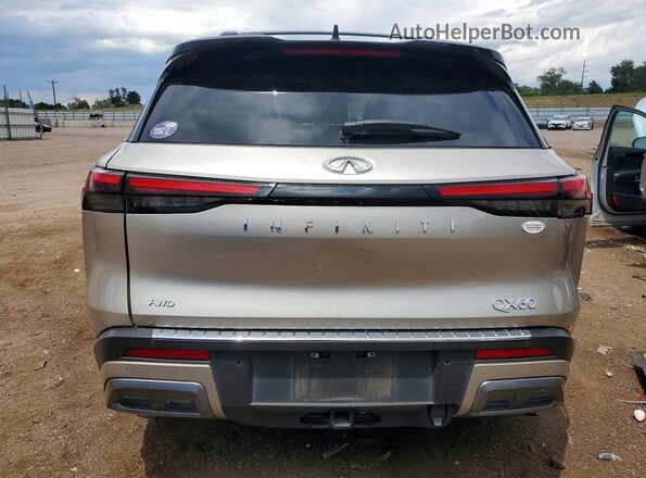 5N1AL1HU5SC330156 2025 INFINITI QX60 Желто-коричневый Вид сзади