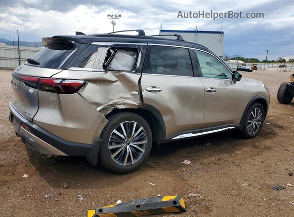 5N1AL1HU5SC330156 2025 INFINITI QX60 Желто-коричневый Задняя правая четверть