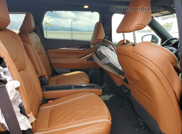 5N1AL1HU5SC330156 2025 INFINITI QX60 Желто-коричневый Вид задней части салона