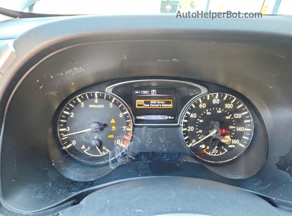5N1AR2MM0GC636912 2016 NISSAN PATHFINDER Black Вид щитка приладів