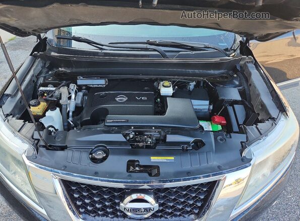 5N1AR2MM0GC636912 2016 NISSAN PATHFINDER Black Вид підкапотного простору