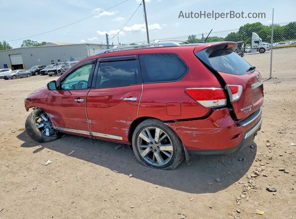 5N1AR2MM0GC646016 2016 NISSAN PATHFINDER Красный Задняя левая четверть