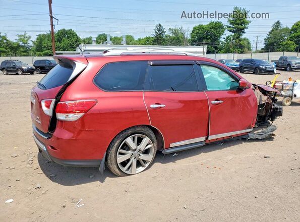5N1AR2MM0GC646016 2016 NISSAN PATHFINDER Красный Задняя правая четверть
