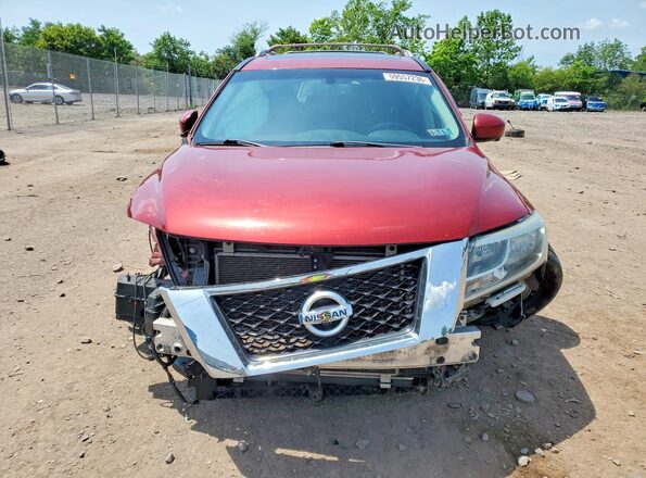 5N1AR2MM0GC646016 2016 NISSAN PATHFINDER Красный Вид спереди