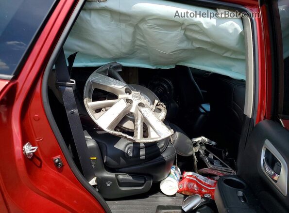 5N1AR2MM0GC646016 2016 NISSAN PATHFINDER Красный Вид задней части салона