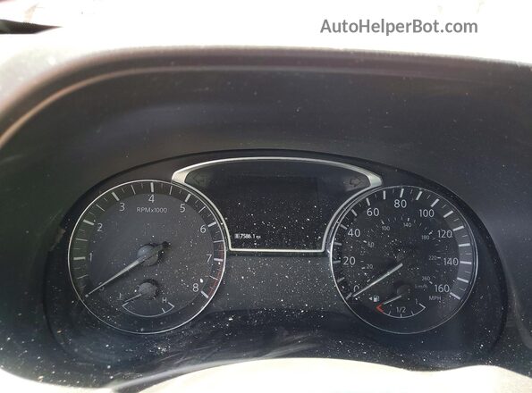 5N1AR2MM0GC646016 2016 NISSAN PATHFINDER Красный Вид щитка приборов