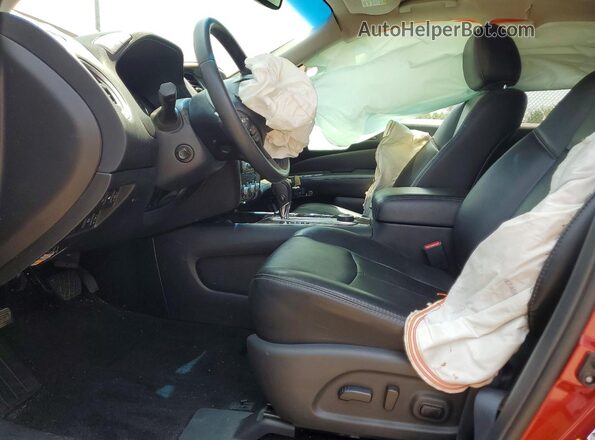5N1AR2MM0GC646016 2016 NISSAN PATHFINDER Красный Вид салона спереди