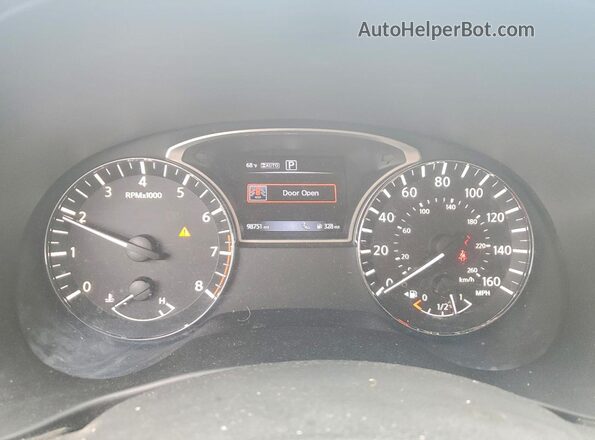5N1AR2MM0GC654214 2016 NISSAN PATHFINDER Gray Вид щитка приладів
