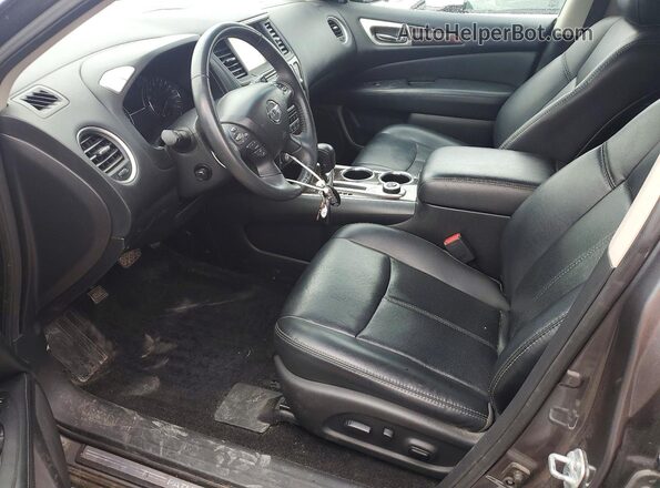 5N1AR2MM0GC654214 2016 NISSAN PATHFINDER Gray Вид салону спереду