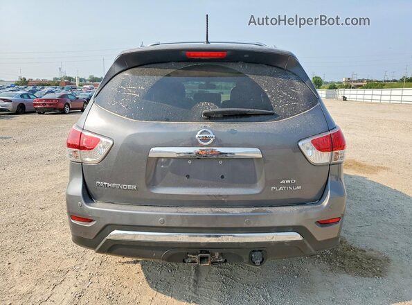 5N1AR2MM0GC654214 2016 NISSAN PATHFINDER Gray Вид ззаду