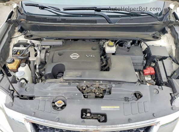 5N1AR2MM1GC645828 2016 NISSAN PATHFINDER White Вид підкапотного простору