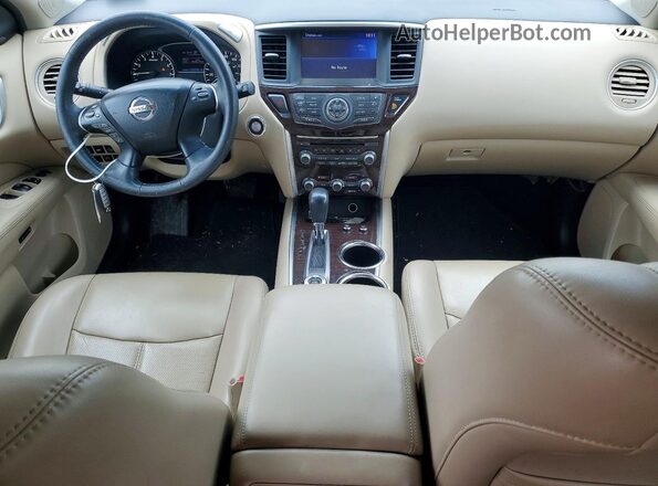 5N1AR2MM1GC645828 2016 NISSAN PATHFINDER White Вид панелі приладів