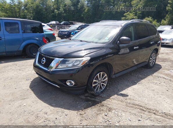 5N1AR2MM1GC648048 2016 NISSAN PATHFINDER Черный Передняя левая четверть
