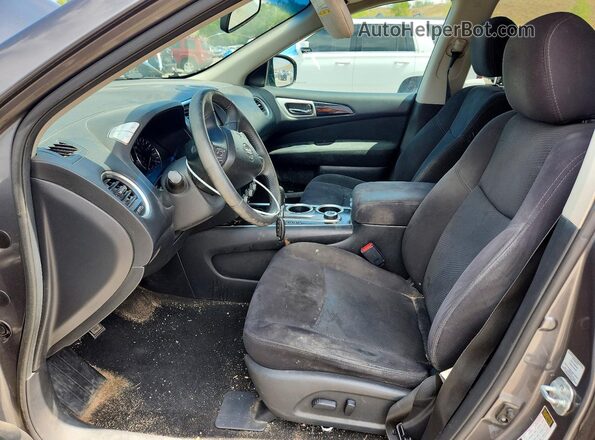 5N1AR2MM1GC652343 2016 NISSAN PATHFINDER Gray Front interior view