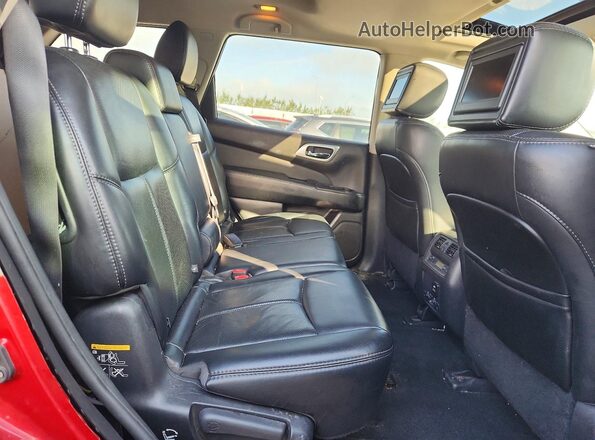 5N1AR2MM1GC656845 2016 NISSAN PATHFINDER Red Սալոնի հետևի տեսք