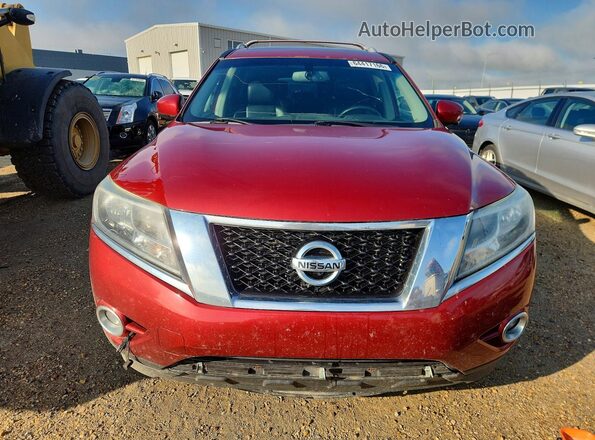 5N1AR2MM1GC656845 2016 NISSAN PATHFINDER Red Դիմացի տեսք